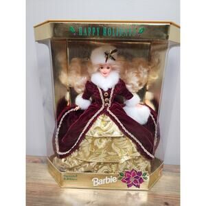 Barbie 1996 Happy Holidays Special Edition Doll NRFB 15646